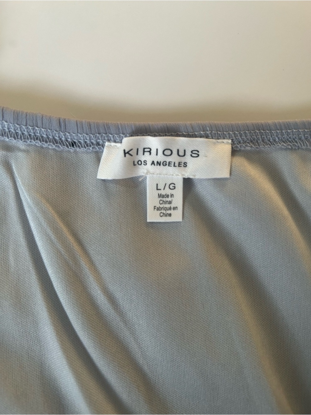 NEW Kirious Los Angeles Light Blue Tie-Front Polka Dot Tank Top - Picture 10 of 14